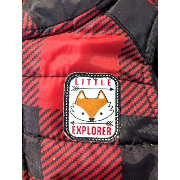 Little Explorer Newborn Red Tartan Plaid Vest Doll Clothing Crafts 9.5 x 10 inch - Picture 3 of 5